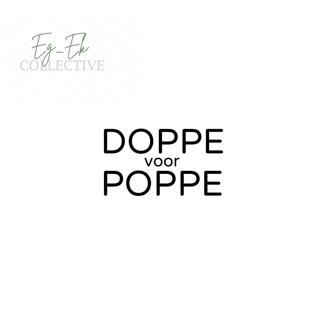 "Doppe voor poppe" t-hemp