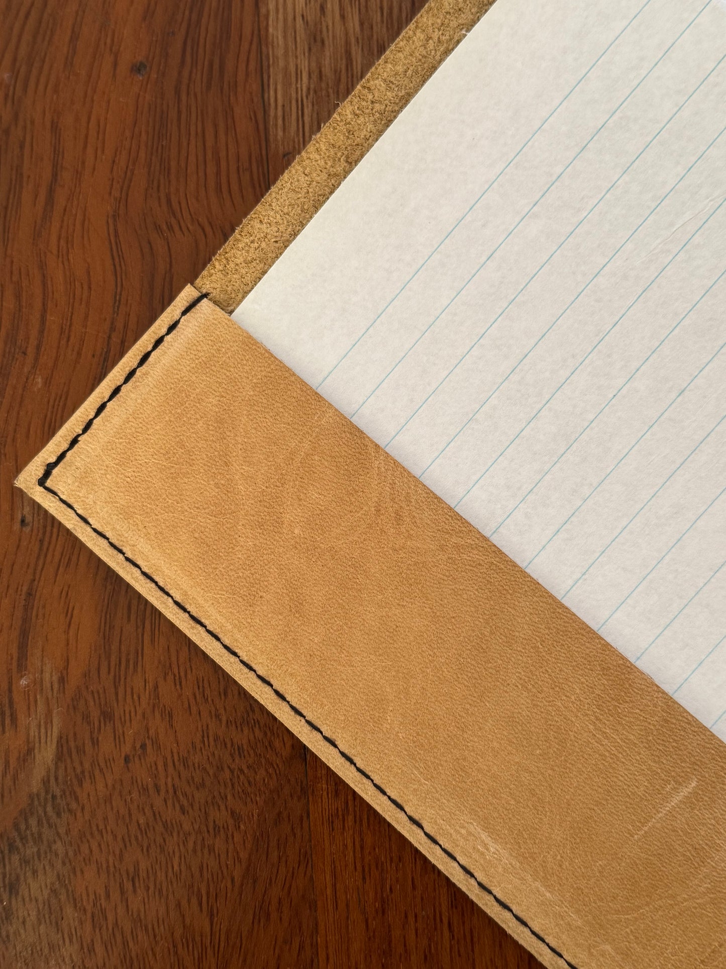 A5 leer notaboek omhulsel