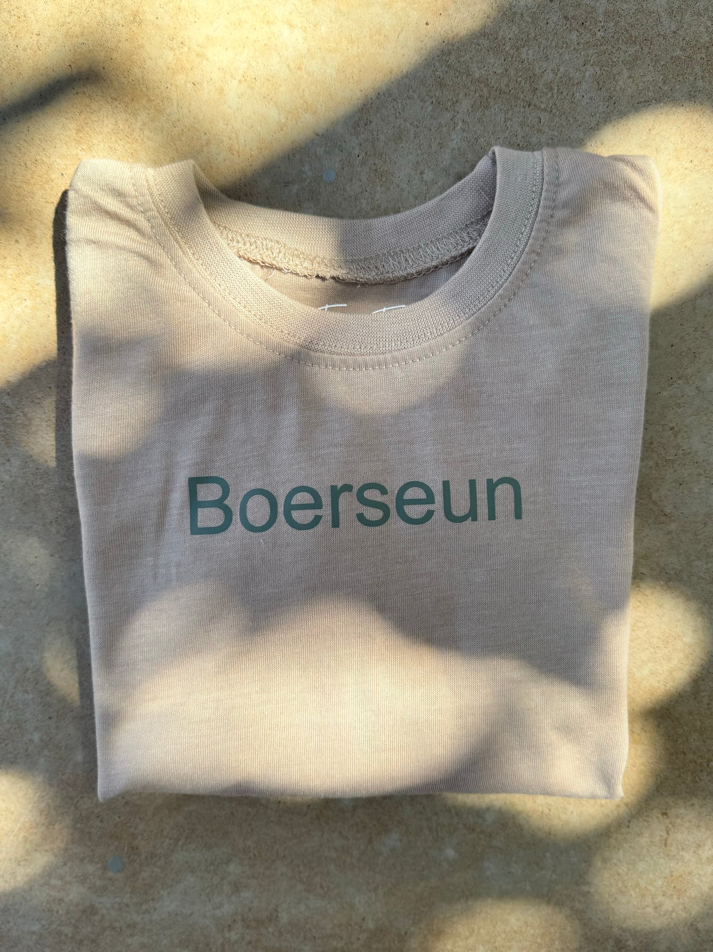 "Boerseun" kinder t-hemp