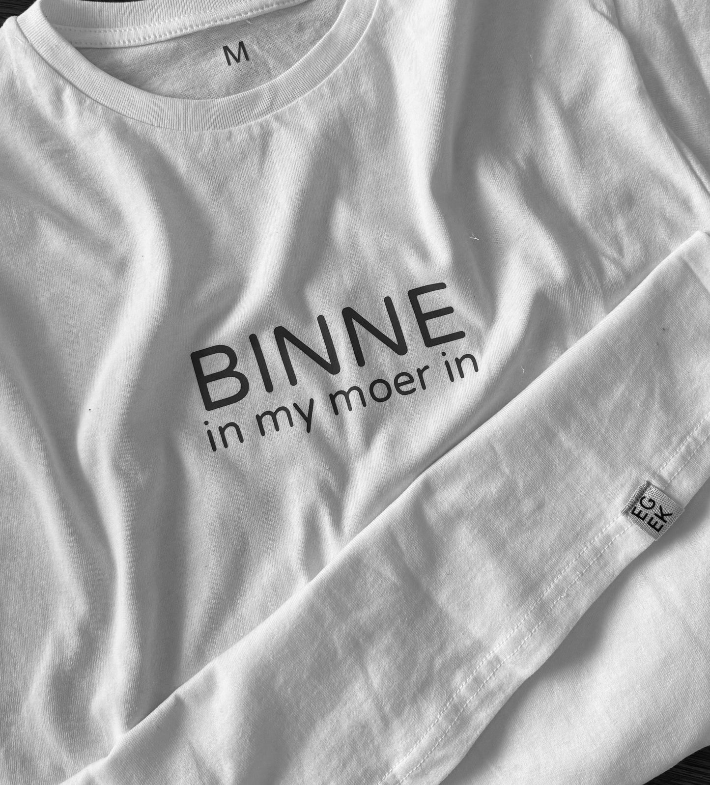 "Binne in my moer in" t-hemp