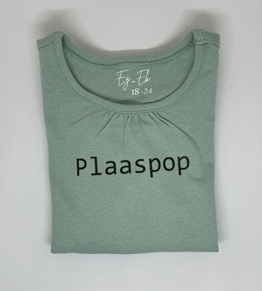 "Plaaspop" kinder t-hemp